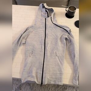 Adidas Z.N.E Prime HD Men’s Full Zip Track Jacket Light Grey CF0636 (Brand New)